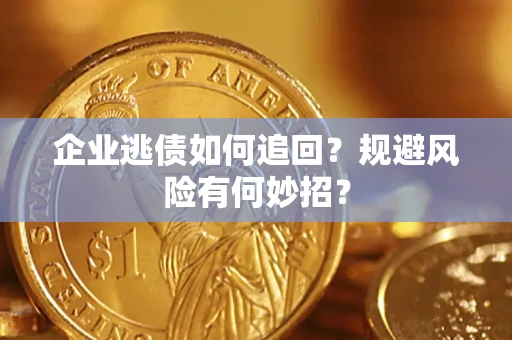 武汉企业逃债如何追回？规避风险有何妙招？