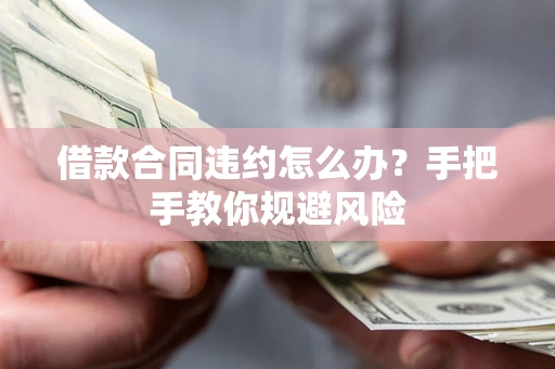 武汉借款合同违约怎么办？手把手教你规避风险