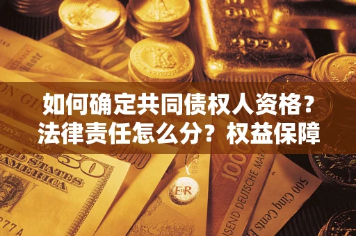 武汉如何确定共同债权人资格？法律责任怎么分？权益保障技巧揭秘！
