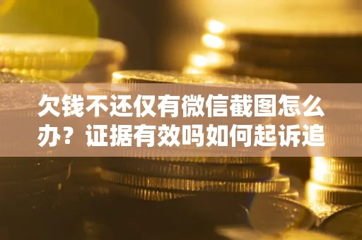 武汉欠钱不还仅有微信截图怎么办？证据有效吗如何起诉追回欠款？