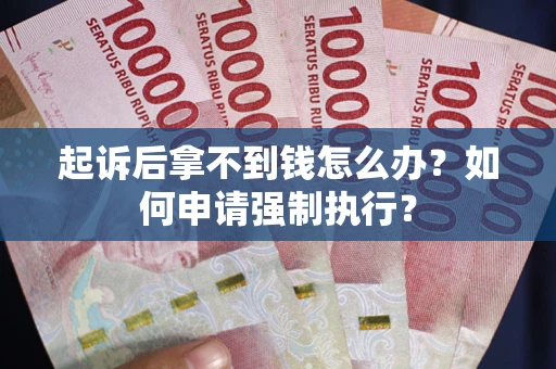 武汉起诉后拿不到钱怎么办？如何申请强制执行？