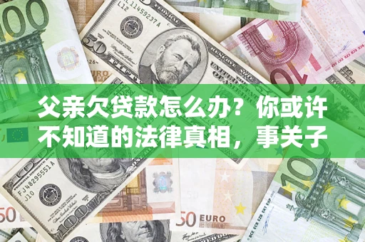 武汉父亲欠贷款怎么办？你或许不知道的法律真相，事关子女未来