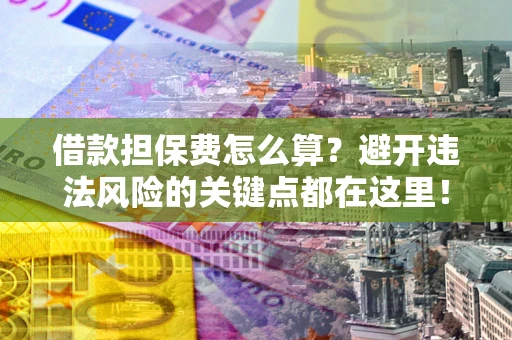 武汉借款担保费怎么算？避开违法风险的关键点都在这里！