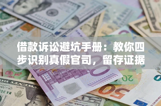 武汉借款诉讼避坑手册：教你四步识别真假官司，留存证据不踩雷