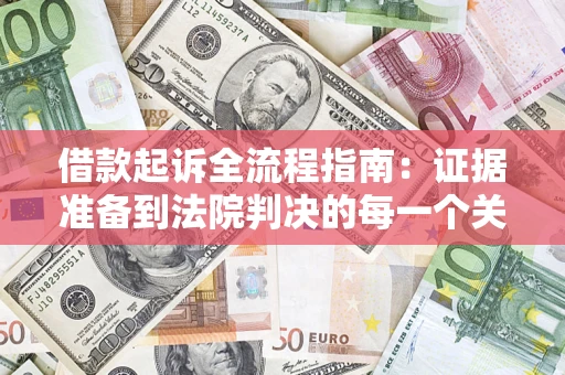 武汉借款起诉全流程指南：证据准备到法院判决的每一个关键步骤