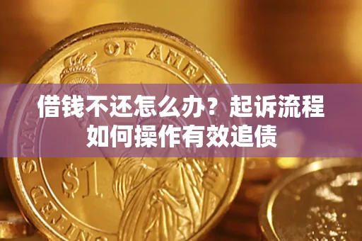 武汉借钱不还怎么办？起诉流程如何操作有效追债