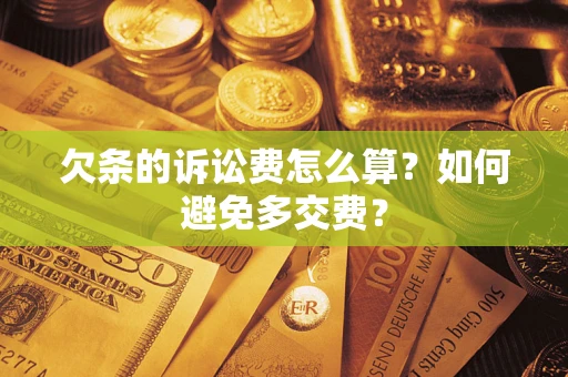 武汉欠条的诉讼费怎么算？如何避免多交费？