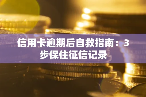 武汉信用卡逾期后自救指南：3步保住征信记录