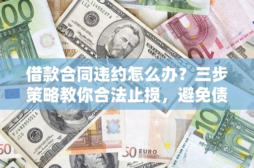 武汉借款合同违约怎么办？三步策略教你合法止损，避免债务危机升级