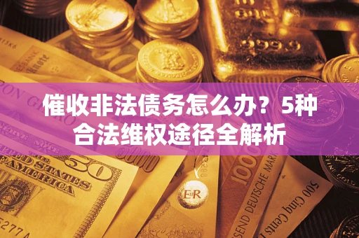 武汉催收非法债务怎么办？5种合法维权途径全解析