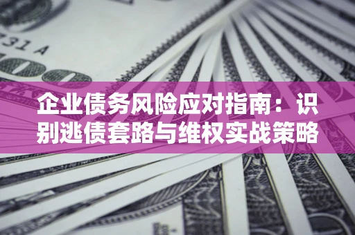 武汉企业债务风险应对指南：识别逃债套路与维权实战策略