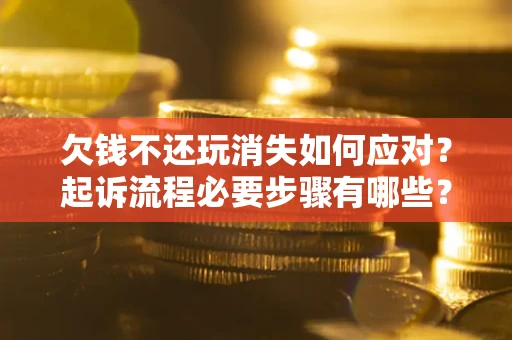 武汉欠钱不还玩消失如何应对？起诉流程必要步骤有哪些？